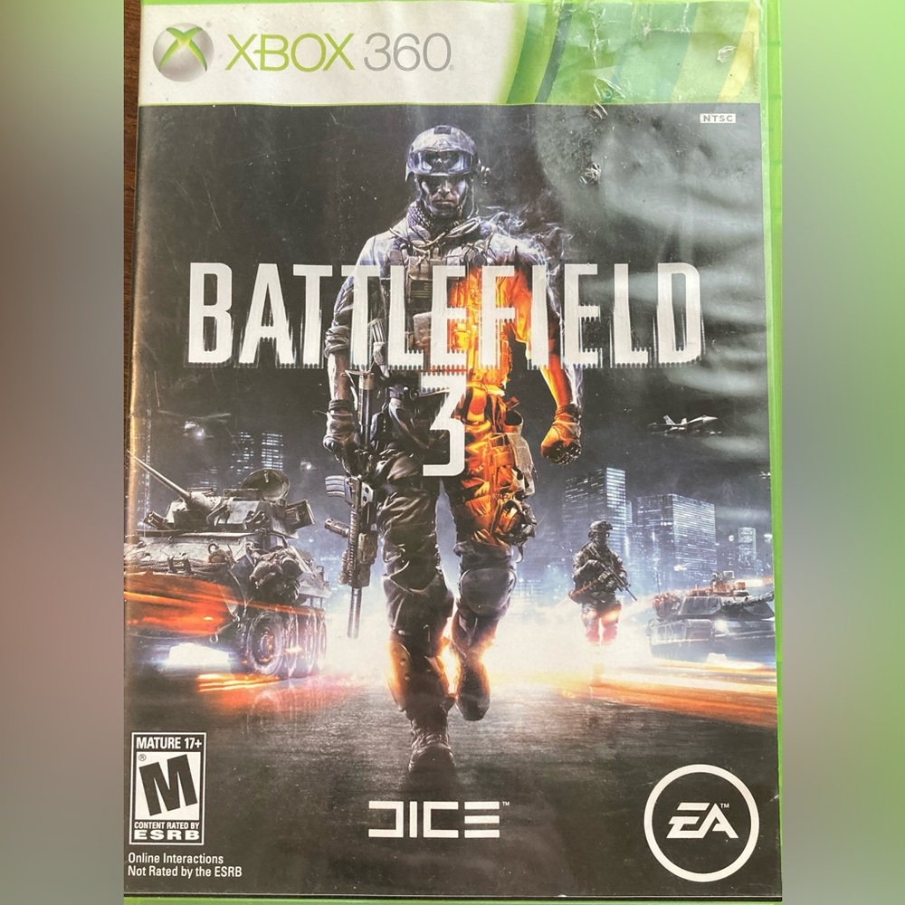 XBOX 360 Game Battlefield 3 (2 Disc Set)